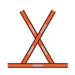 Colete refletivo modelo X